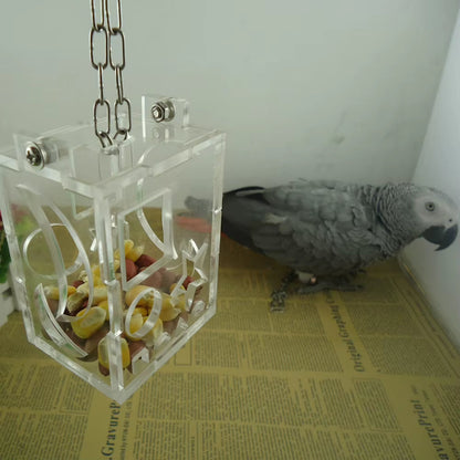 ForageFun Hanging Feeder – The Ultimate Treat Toy for Curious Birds