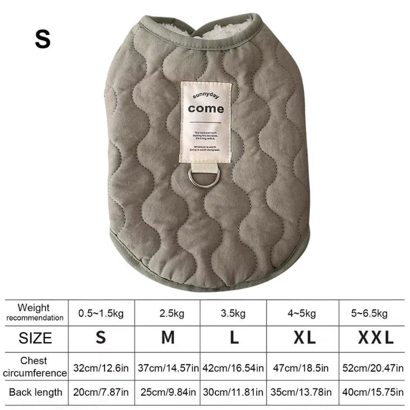 SnuggleShield Winter Coat – Warmth Meets Walk-Ready Convenience for Small Dogs & Cats