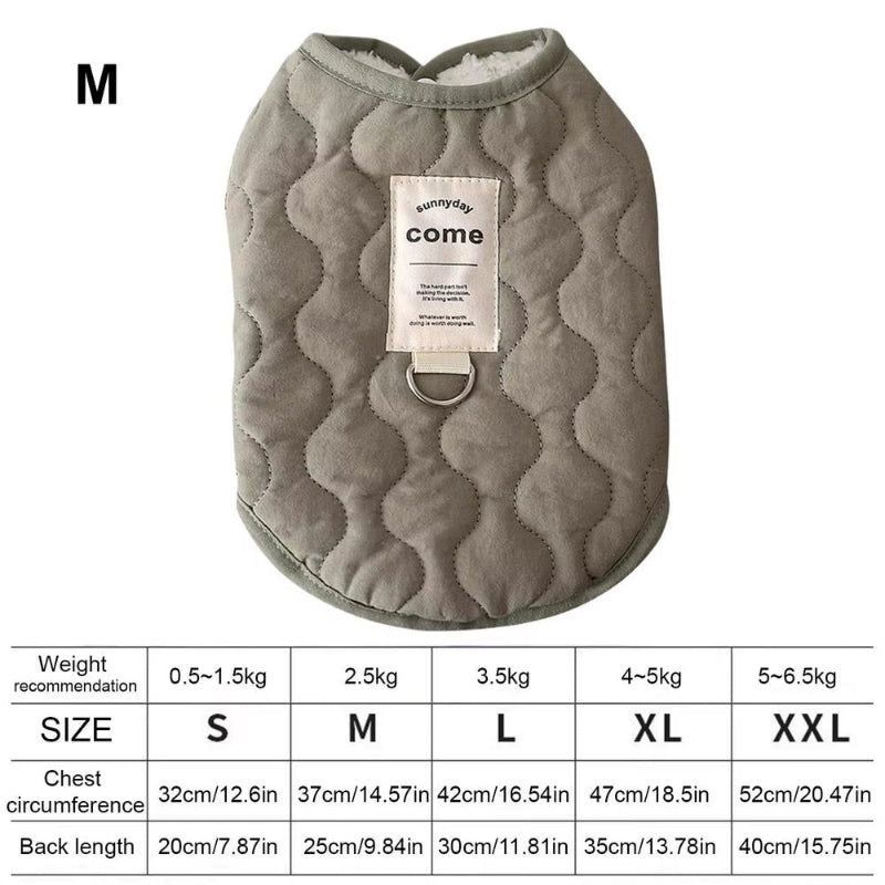 SnuggleShield Winter Coat – Warmth Meets Walk-Ready Convenience for Small Dogs & Cats
