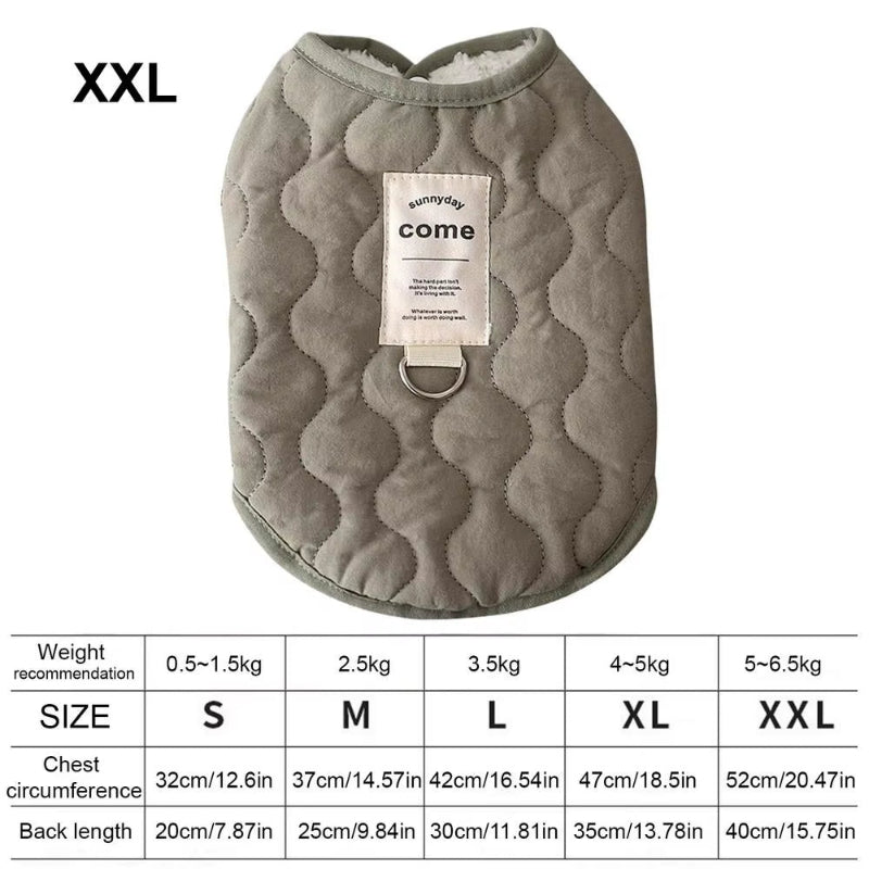 SnuggleShield Winter Coat – Warmth Meets Walk-Ready Convenience for Small Dogs & Cats